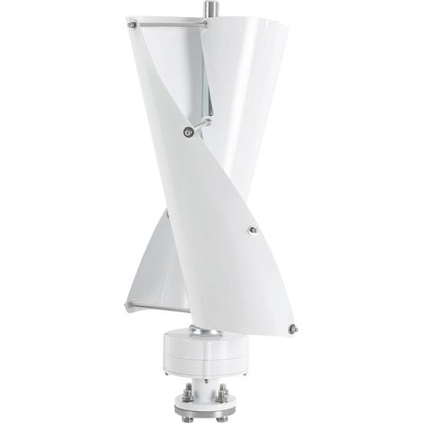 Windkraftanlage 24V Komplettset Windrad Stromerzeugung, 100W Magnetische Levitationsachse Vertikal Windturbine aus Aluminiumlegierung Windenergie für Zuhause Windgenerator mit Steuergerät