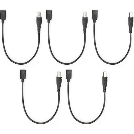 Cable Usb-C Femelle - 5 Pièces - 0,15 M - Pour Raccordement Rapide Et Portable (1/5)