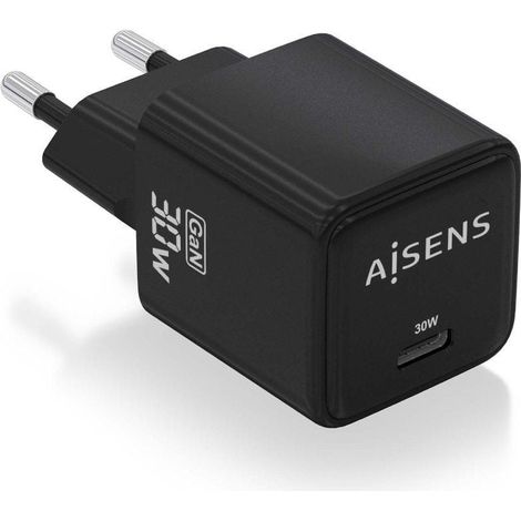 Cargador de Pared Aisens ASCH-30W1P036-BK Negro 30 W (1 unidad)