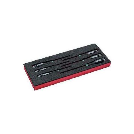 Bahco Fit&Go 1/3 Schaumstoffeinlage Schraubendreher TORXsatz T8-T30 - 6-tlg. (1/5)