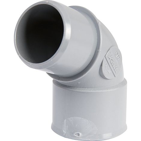 Coude PVC 67 degrés FF 4100