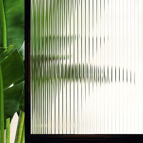 Película adhesiva estática para ventanas y cristales con rayas verticales de 50x300 cm (1/5)