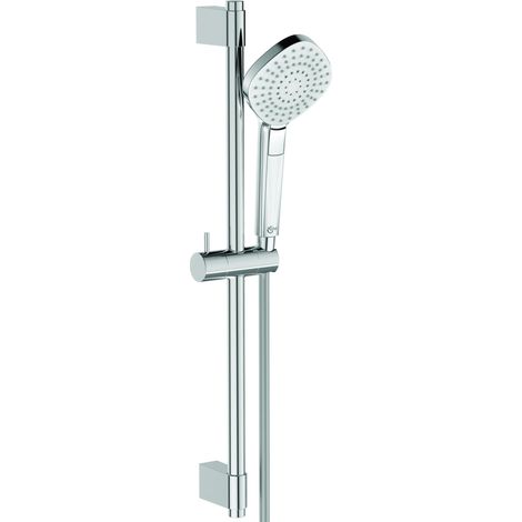 Set de ducha IDEALRAIN EVO m 3-F-Handbraus. Diamante 115mm 60cm cromado (1/4)