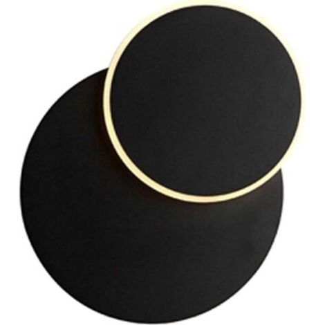 8W Black Indoor Wall Sconces, 360 Rotatable, 3000K Warm White, Lighting for Living Room, Stairway, Bedroom (1/5)