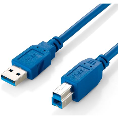 Cable USB 3.0 A a USB B Equip 128291 Azul