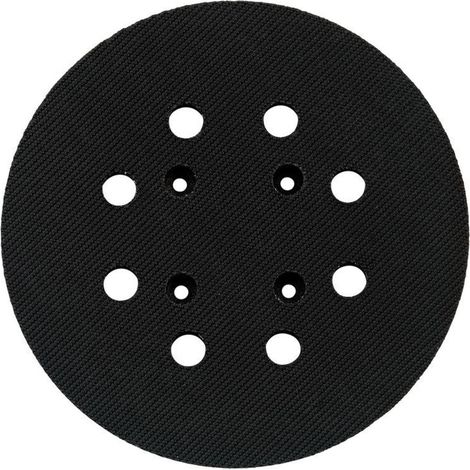Metabo – Plateau de ponçage 122 mm perforé 625658000 – Système auto-agrippant – Pour FSX 200 Intec – Pour bois dur