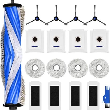 Ricambi per aspirapolvere robot ECOVACS DEEBOT T30 Omni/T30 Pro Omni: 1 spazzola principale, 4 filtri, 4 spazzole (1/5)