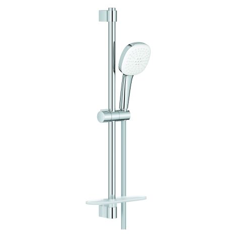 Grohe Brausestangenset Tempesta Cube 110 269073 600mm 2 Strahl Ablage 7,4l chrom (1/4)