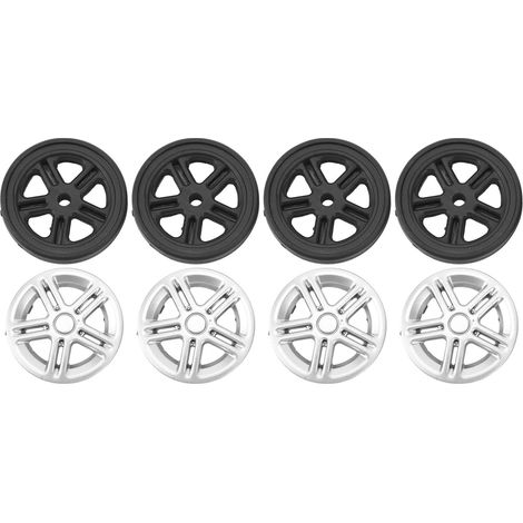 Lot de 4 roulettes pivotantes pour valise, légères, ignifugées et isolantes thermiquement, pour réparation. (1/5)