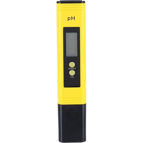 PH - mètre numérique, PH - mètre testeur de qualité de l'eau étalonnage numérique pH - mètre numérique pH - mètre avec étalonnage automatique pour piscines d'eau potable (jaune) (1/5)