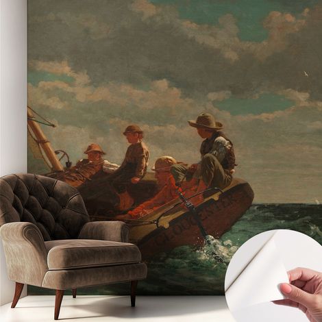 Fotomurale adesivo - Carta da parati adesiva - per la cucina camera da letto per la soggiorno - Viaggio in mare 250x250 cm (1/5)