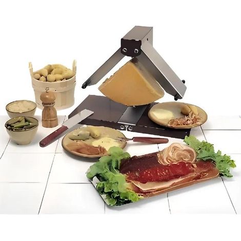 máquina de raclette de queso tradicional ajustable - brez01 - bron coucke - (1/3)