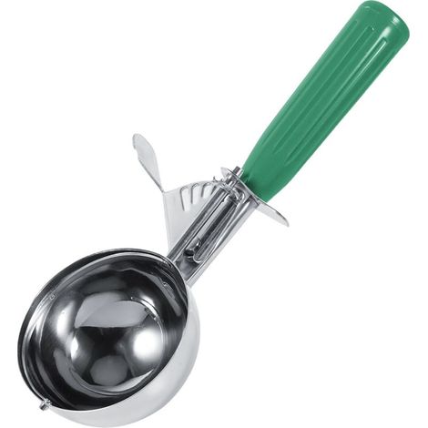 Cuillère à glace en inox avec manche plastique, diamètre 6.5cm – outil pratique et ergonomique pour réaliser des boules de fruits ou sorbet maison sans effort (1/5)