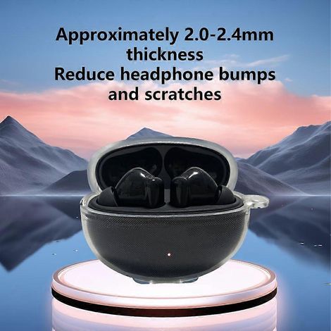 Étui de protection transparent antichoc pour écouteurs 6i, housse anti-poussière et lavable. (1/4)