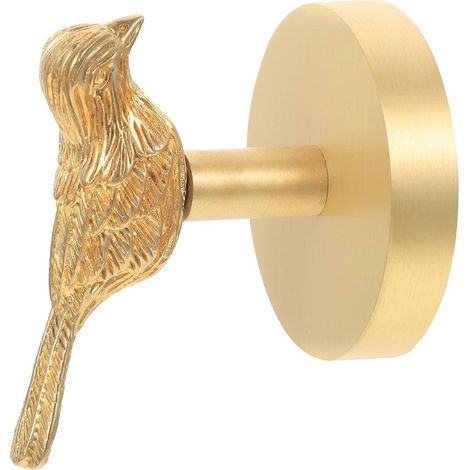 Patère murale en laiton - Crochets porte-manteaux créatifs - Décoration murale pour la maison-6.00X6.00X5.00CM-Golden (1/3)