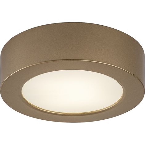 Spot de plafond extérieur LED 7W rond doré/blanc Rabalux Shaun Plus IP44 (1/5)