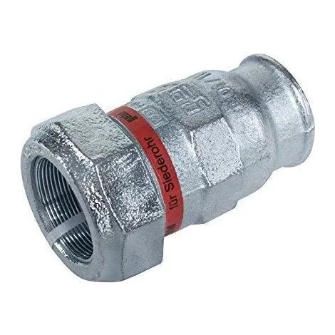 Gebo 4019576002703 Conector de acero 90° rosca 1 1/4"