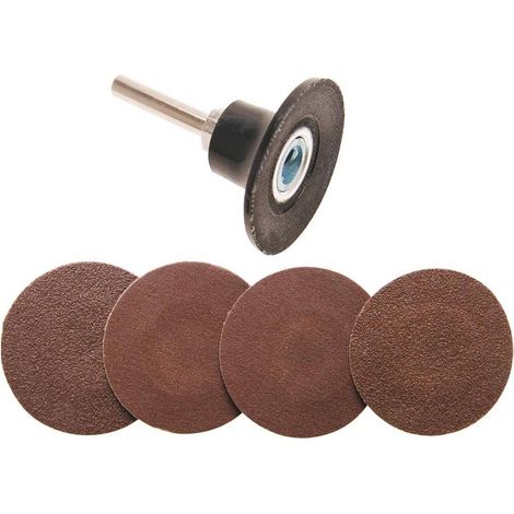Jeu de Disques Abrasifs D.50 mm - Polyvalent et Pratique pour Ponçage, Zones Difficiles - D-Work (1/4)