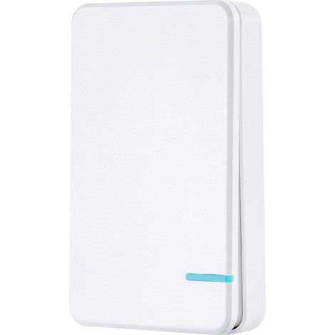 Kabelloser Lichtschalter, keine Batterie, keine Verkabelung, kein WLAN erforderlich, einfache Installation, Einwegschalter (kleine Größe)