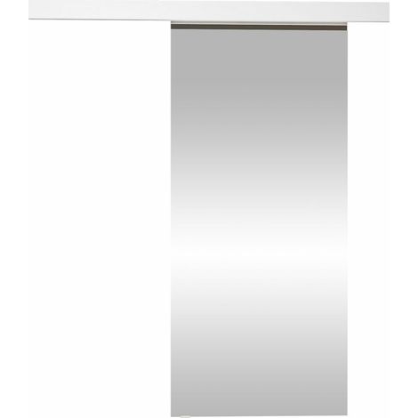 Mirjan24 – Porte coulissante blanche 770mm x 2050mm – Système Laguna – Mécanisme silencieux – Aluminium stratifié – Pour espaces modernes (1/3)
