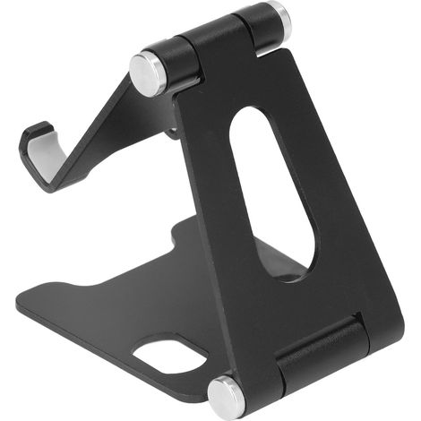 Handyhalterung aus Metall, faltbar und tragbar, mit 360-Grad-Drehung, für Tablets und Schreibtische, ideal für den täglichen Gebrauch. (1/5)