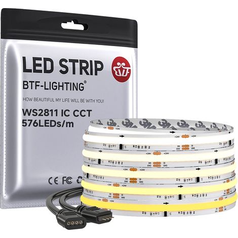 Striscia LED, design flessibile e indirizzabile, alta luminosità, lunghezza 5 m. (1/5)