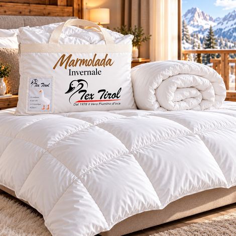 DUVET D'OIE TEX TIROL © DOLOMITI 50% DUVET D'OIE / 50% PLUMES D'OIE Cm. 200X200 (1/5)