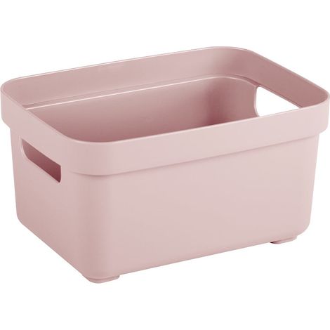 Sunware Aufbewahrungsbox Sigma Home mit Griffen 18 x 13 cm 2,5 L rosa (1/3)