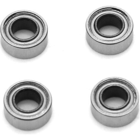 4pcs SMR63ZZ Stainless Steel Single Row Ball Roller Bearing 3mm Bore 6mm OD 2.5mm Thickness (1/5)
