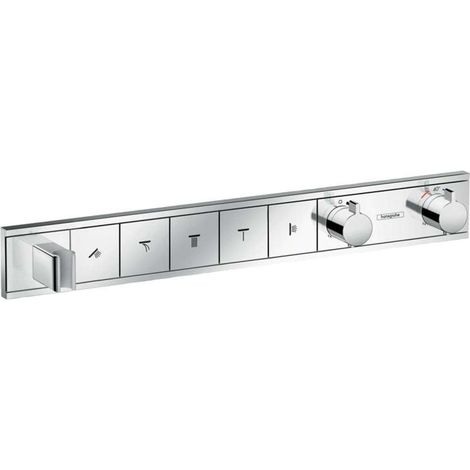 Hansgrohe RainSelect - Grifo empotrado para 5 aparatos, cromo 15358000 (1/3)