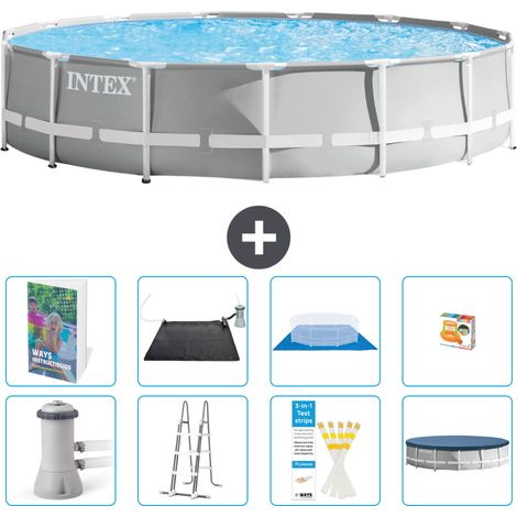 Intex Piscina Prism Frame Rotonda - 457x107 cm - 9-pezzi  S559 (1/4)