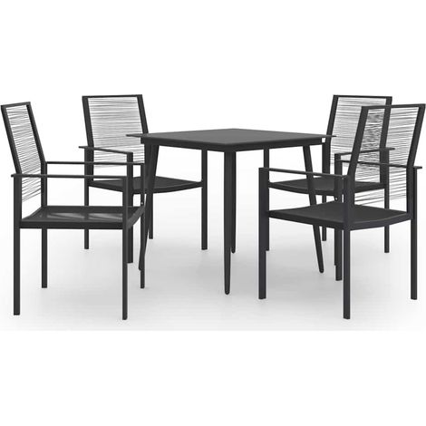 vidaXL Juego de comedor de jardín 5 piezas (1/5)