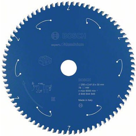 Lama da sega circolare per seghe a batteria Expert per alluminio, 254 x 2,4/1,8 x 30, 78 denti (1/5)