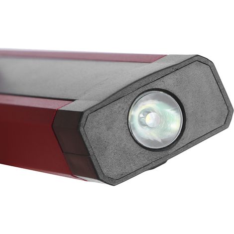Lampe torche LED COB magnétique portable d'extérieur, lampe de travail d'urgence, chargement USB, lumière blanche et rouge (lumière blanche, lumière rouge) (1/5)