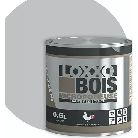 Loxxo Peinture Bois Glycéro Microporeuse - Haute Résistance - Intérieur & Extérieur Conditionnement: 0,5L - Couleur: TELEGRIS 4 (1/2)
