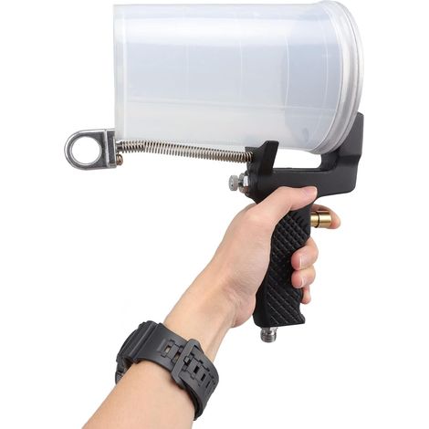 Pistolet Pulvérisation Résine 1000ml Avec Gobelet Plastique, Acier Allié Gel Coat Haute Précision, Outil Peinture (1/5)
