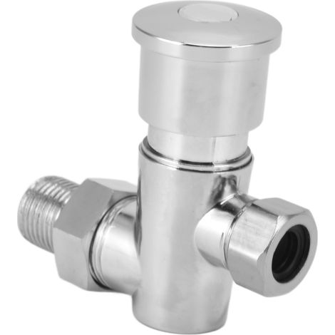 Clapet anti-retour G1/2 en alliage de zinc, à pression manuelle, retardé, durable, surface brillante. (1/5)