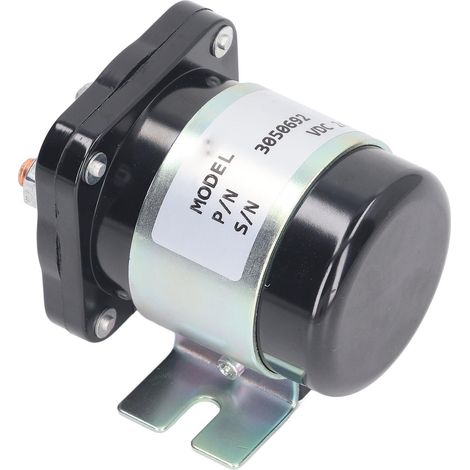 Relais 200 A 24 V CC, bobine en laiton, boîtier ABS, relais de forte intensité pour applications automobiles et industrielles. (1/5)