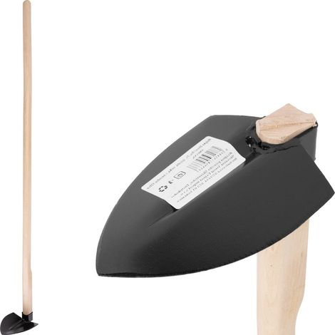 Hacke Strend Pro, Fe, spitz, groß, 370 g, Holzstiel 120 cm