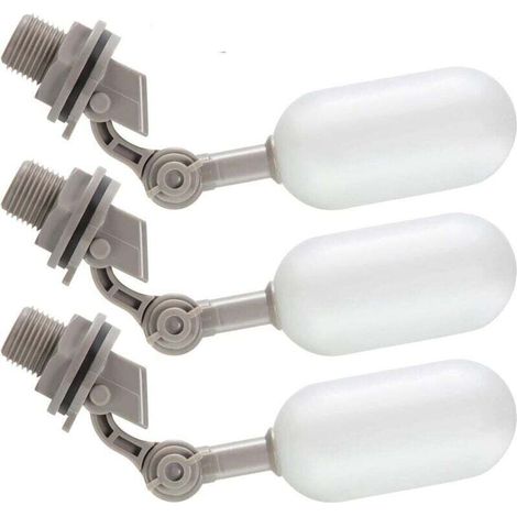 válvulas de flotador de 1/2 pulgada con brazo ajustable para bebederos de ganado, acuarios y acuicultura - Crezuo