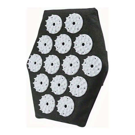 gant de massage d'acupuncture. Permet de masser le dos, la colonne cervicale et tout le corps. Sangles pour les mains et surface antidérapante. (1/5)