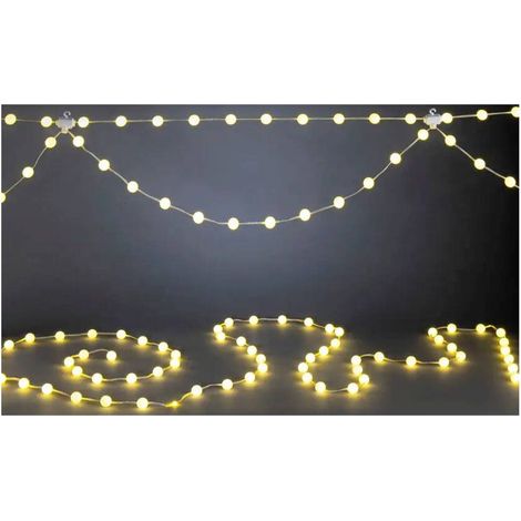 Konstsmide Rideau LED pour l'extérieur 18 V 200 LED blanc chaud (1/4)
