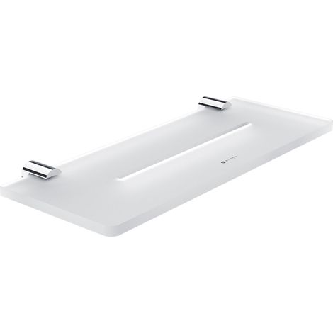 Nimco Bormo étagère de salle de bain avec trous, chromée, 30 cm BR X430-26 (1/3)
