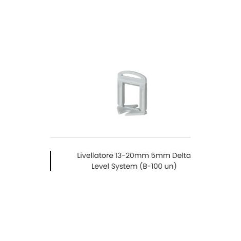 Livellatore di piastrelle delta level system 13-20mm 5mm (100 pz a pacco)