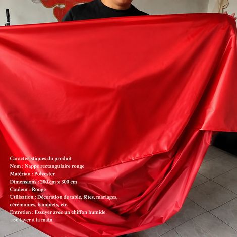 Housse de protection imperméable et anti-poussière en tissu Oxford rouge vif pour machine et mobilier rouge réf 8743 – Livraison gratuite