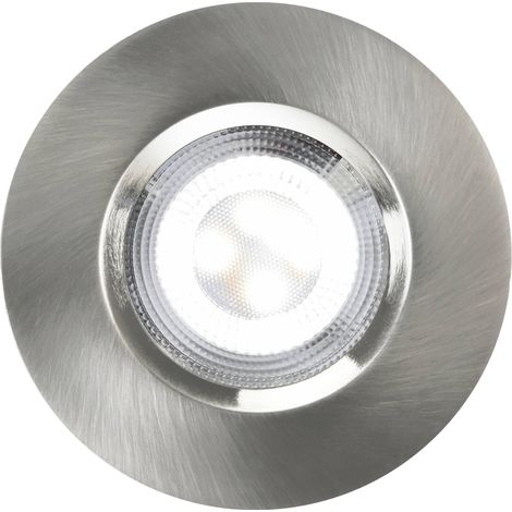 Spot encastré DON SMART Colour Matière plastique Brossé Nickel, H.6.8 - IP65 - LED Module /Nordlux Intérieur (1/5)