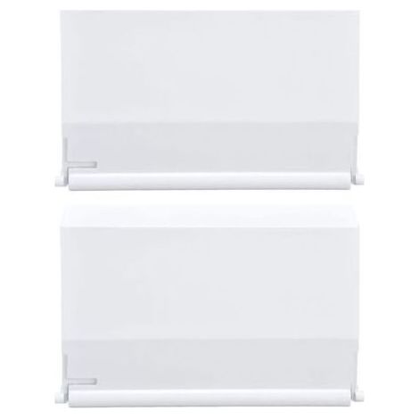 Volet de skimmer piscine 2 pièces – 19.5 x 14 cm – Filtre écumoire pour déversoir – Accessoire de nettoyage piscine – Zanussi (1/5)