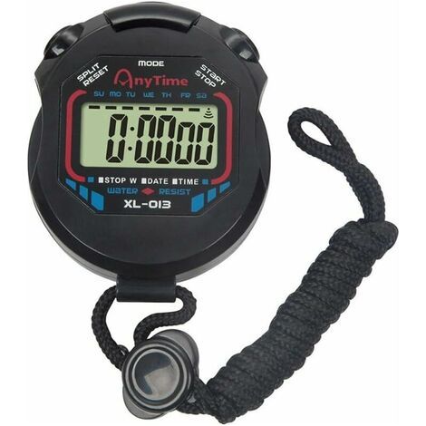 Chronographe numérique professionnel à écran LCD (1/4)