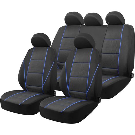 Fundas universales para asientos de coche, delanteras y traseras, juego SC18 amio-04618 (1/5)