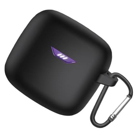 Étui de protection en silicone compatible avec les écouteurs Bluetooth JBL Tune Flex 2 - Noir (plusieurs couleurs disponibles) (1/3)